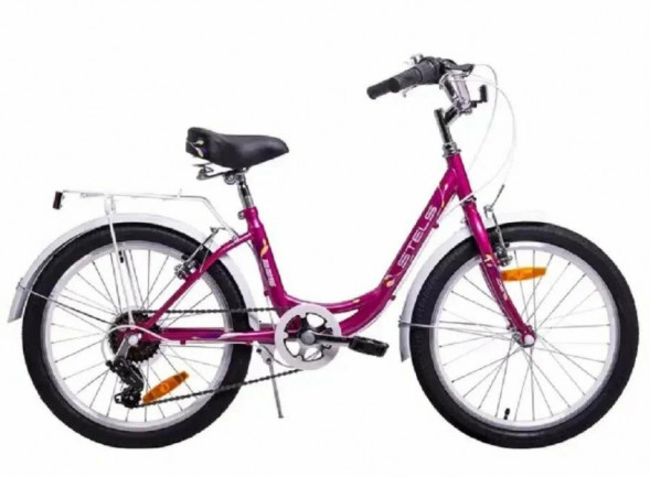 Велосипед STELS Pilot-225 V 20&quot; Z010 (м), JU135338*LU098757 * 12&quot; Розовый 2024