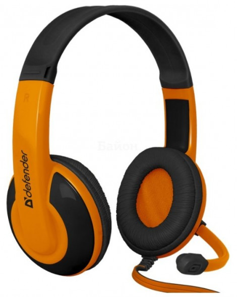 Игровая гарнитура DEFENDER (64099) WARHEAD G-120 черный /оранжевый