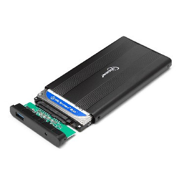 GEMBIRD (13138) EE2-U3S-5 внешний корпус 2.5&quot; черный, USB 3.0, SATA, металл