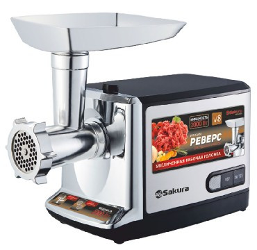 Мясорубка SAKURA SA-6419BK PREMIUM
