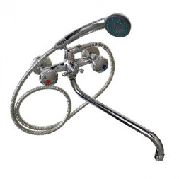 Смеситель для ванны САТУРН 36012 Смеситель в ванную металлокерамика 12