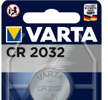 Элементы питания VARTA CR2032 BL1 LITHIUM 3V (6032) (6032101401)