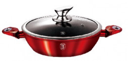 Сотейник BERLINGER HAUS ВН-1264 Carbon Metallic Line с крышкой 32см