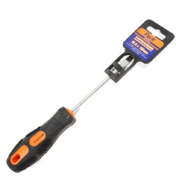 отвертка PARK OTV010DK отвертка шлицевая SL6 х100мм, двухкомпонентная рукоятка (356010)