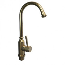 Смеситель для кухни BRIMIX 87209 Смеситель кухонный боковой под бронзу из алюминия шаровый