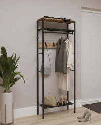 Вешалка гардеробная ЗМИ Вешалка гардеробная &quot;ТОРОНТО 23Л&quot; (Черный) ВГТ23Л Ч