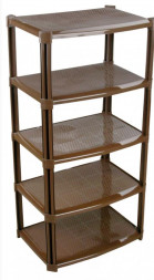 Этажерка АЛЬТЕРНАТИВА М2446 полка д/обуви Эконом 1008х510х350мм