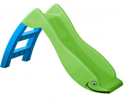 Игровая горка SHEFFILTON KIDS Дельфин 307 зеленый/голубой