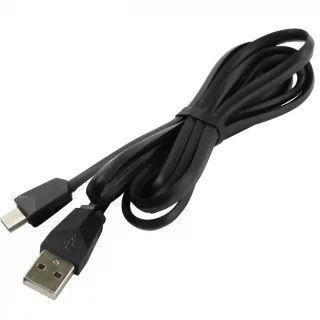 Кабель SMARTBUY (iK-3112sp black) USB-Type C, SPIRAL, 1 метр, черный