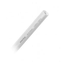 термоусадочная трубка SMARTBUY (SBE-HST-10-w) термоусаживаемая трубка 10/5, белая, 1 метр