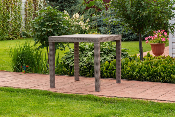 Мебель из пластика INGREEN Rattan пластиковый малый 789х789х701мм, французский платан