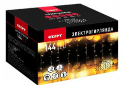 Гирлянда СТАРТ (14817) НГ 144LED 220V 8 реж 1,5х1,5м занавес