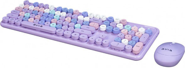 Клавиатура AULA AC306 Purple-Colorful