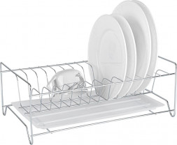 Сушилка для посуды РОССИЯ RUS-285005 Zn Сушилка для посуды одноярусная с поддоном