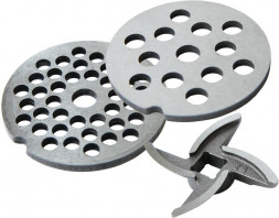 АКСИОН Две решётки и нож в упаковке (решетка мелкая и крупная)