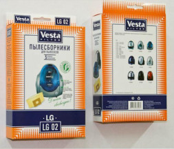 Пылесборники VESTA FILTER LG-02 комл. 5шт.