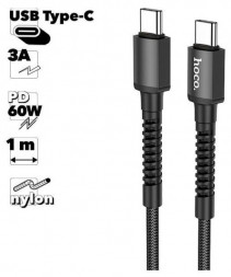 Кабель HOCO (6931474759016) X71 Especial charging Type-C (m) - Type-C (m) 1.0m - черный