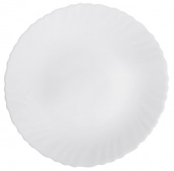 Тарелка MILLIMI Бьянко Тарелка десертная, опаловое стекло, 19см 818-437