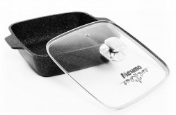 Жаровня МЕЧТА 37802 Гранит black 24х24см