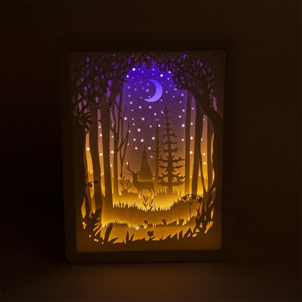 Гирлянда FUNRAY &quot;Dream Forest&quot;,цвет:тепл.бел.+гол.,12LED,э/п АА*3шт(не в компл.),4,5В
