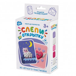 Игрушка ЛЕПИ ЛЕГКО C066Y Легкий пластилин, набор Слепи открытку Альпака с магнитом