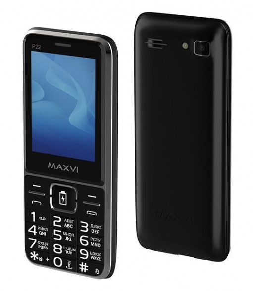 Телефон мобильный MAXVI P22 Black