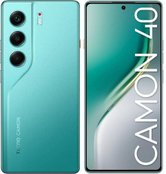 Смартфон TECNO 6.78&quot; Смартфон Camon 40 8/256Gb, NFC, AMOLED, 120Гц, 5200мAч, зеленый