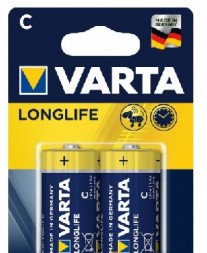Элементы питания VARTA LR14 C BL2 LONGLIFE ALKALINE 1.5V (4114) (4114113412)