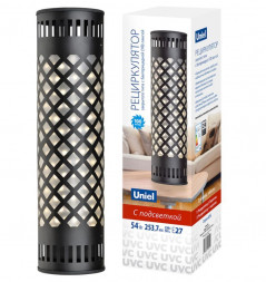 СВЕТИЛЬНИКИ СПЕЦИАЛЬНОГО НАЗНАЧЕНИЯ UNIEL (UL-00007824) UDG-V100A UVCB/4000K D02 BLACK