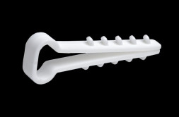 Нейлоновые стяжки RUCELF ДХБ-5-8-ПЧ Дюбель-хомут, Черный