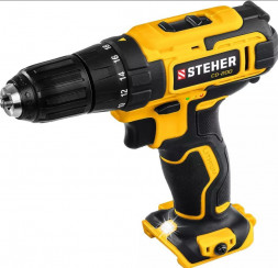 Дрель STEHER CD-200 20В, без АКБ, в коробке, дрель-шуруповерт