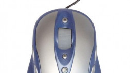 Мышь ОКЛИК 710L серебро/голубая