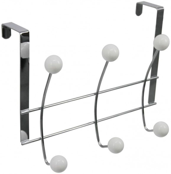 ROSENBERG R-355059 Вешалка на дверь, 6 крючков ROSENBERG R-355059 Вешалка на дверь, 6 крючков