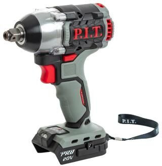 Гайковерт аккумуляторный P.I.T. Гайковерт IMPACT аккум. бесщеточный PIW20H-300B SOLO (20В, 300Нм, квадрат 1/2" + HEX 1/4") P.I.T. Гайковерт IMPACT аккум. бесщеточный PIW20H-300B SOLO (20В, 300Нм, квадрат 1/2" + HEX 1/4")