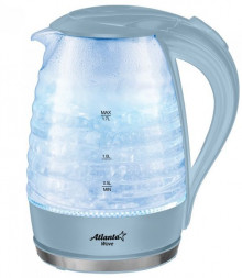 ATH-2467 (blue) Чайник стеклянный электрический ATLANTA ATH-2467 (blue)