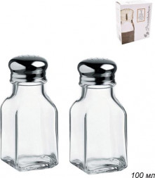 Набор для специй (2 шт.) &quot;Бейзик&quot; 80221 (в упак.) 1/48шт. PASABAHCE 80221B