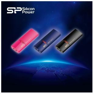 USB флеш SILICON POWER 32GB U05 мет черный выдвижной