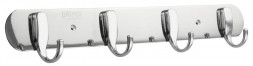 Кронштейн настенный 4 крючка BRIMIX 574 Крючок для полотенца на планке 4шт