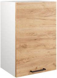 Кухонный модуль МЕБЕЛЬ-КОМПЛЕКС Шкаф навесной 40см Simple В400 Дуб золотой крафт/ Белый (1 кор.)