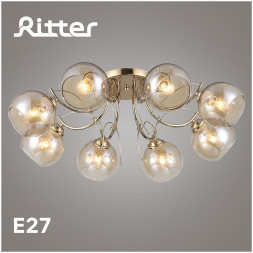 СВЕТИЛЬНИКИ ПОТОЛОЧНЫЕ, ЛЮСТРЫ RITTER 52543 1 Modern 06650/8 8хE27