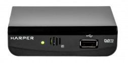 Приставка цифровая HARPER HDT2-1030 DVB-T2/MStar/ультра компактный 90 мм