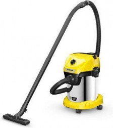 Строительный пылесос KARCHER WD 3-18 S, аккумуляторный, желтый [1.628-576.0]