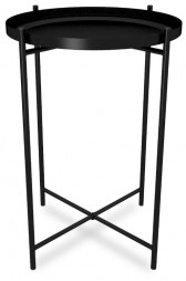 Столик журнальный SHEFFILTON SHT-CT8-1 металл черный муар (200184)