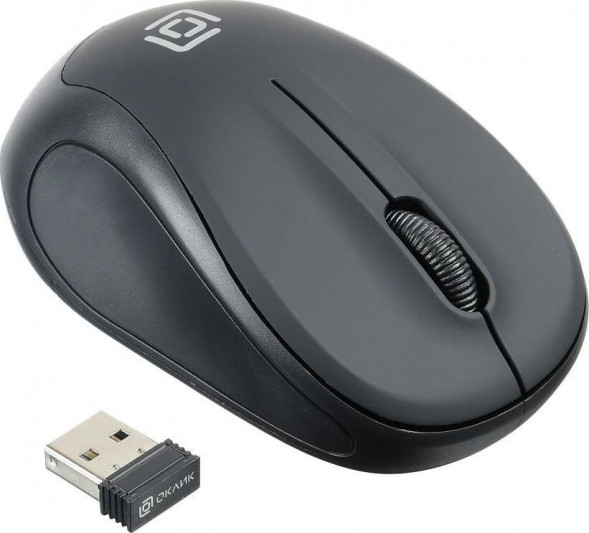 Беспроводная мышь ОКЛИК 665MW черный USB