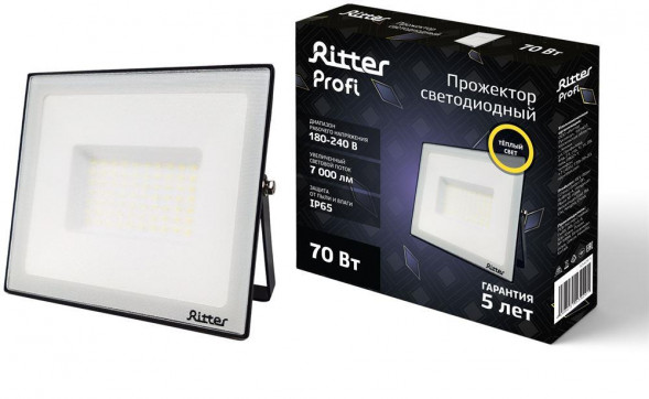 Прожектор светодиодный RITTER 53429 1 PROFI 70 Вт 2700К