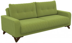 Диван ЭЛЕГИЯ Диван &quot;ЭСТЕЛЬ&quot; НПБ (CANDY OLIVE,CANDY OLIVE,Орех (Лак))