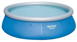 бассейн BESTWAY 57289 Бассейн с надувным бортом (полный комплект), 457х122см, 13807л