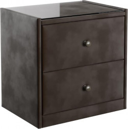 Тумба прикроватная BONMEBEL Тумба прикроватная Куба ткань: велюр коричневый (1 пак.)