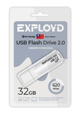 USB флэш-накопитель EXPLOYD EX-32GB-620-White
