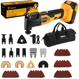 Реноватор DEKO DKOT в сумке + набор предметов 38 шт, 20В, 1*2.0Ач, з/у 083-1202